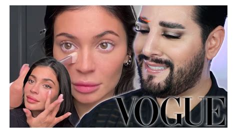 Kylie Jenners New Vogue Beauty Routine Pro Mua Reacts Youtube