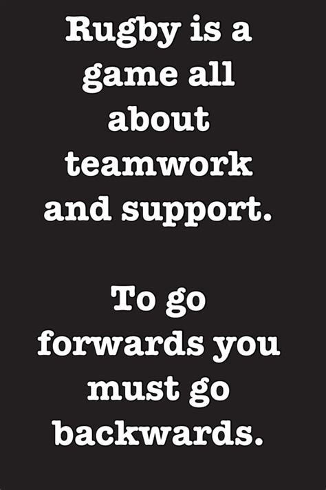 A rugby term reffering to the 7 guys not part of the scrum. To go forwards you must go backwards. #rugby (With images) | Rugby quotes, Rugby coaching, Rugby ...