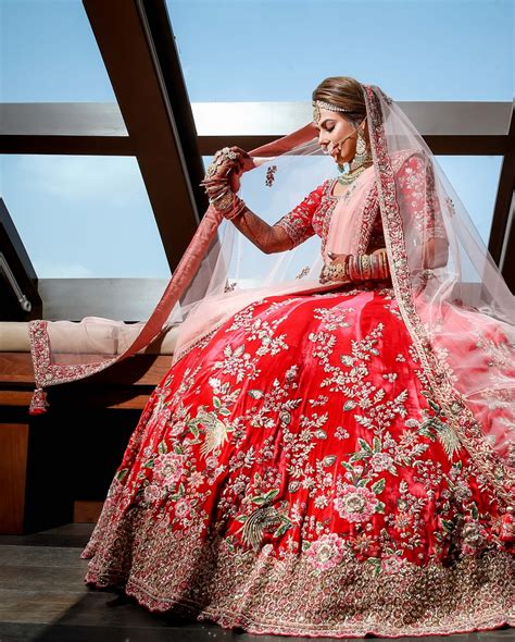 Bridal Red Lehengas That Will Make You Wish You Were Getting Married
