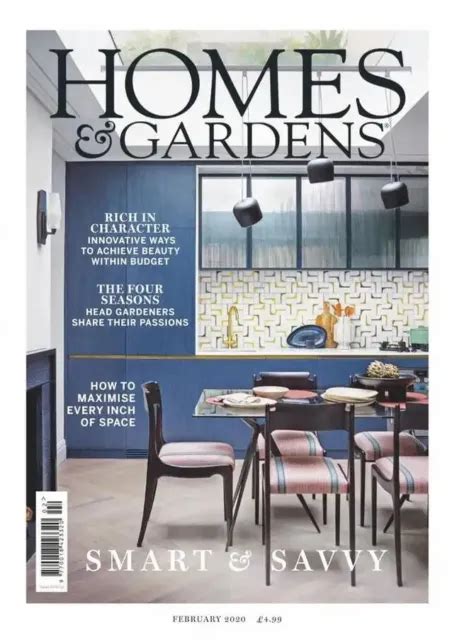 Homes And Gardens Magazine February 2020 £499 Picclick Uk