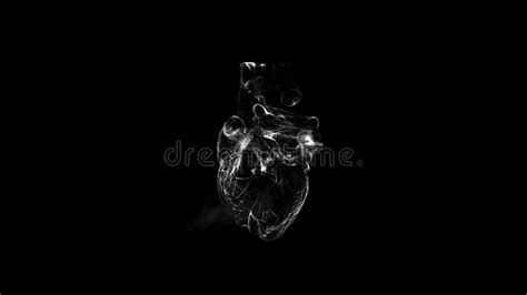 Blue Heart Animation Seamless Loop With Alpha Stock Video Video Of