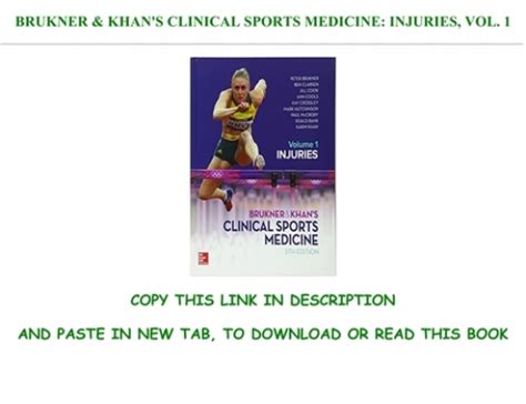 Free Download Brukner And Khans Clinical Sports Medicine Injuries Vol