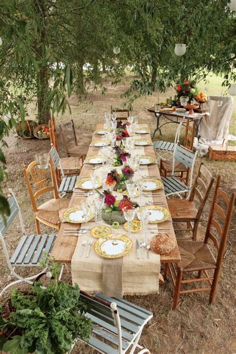 French Country Dining Love The Relaxed Style Outdoor Dinner