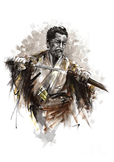 Samurai Warrior Painting By Mariusz Szmerdt