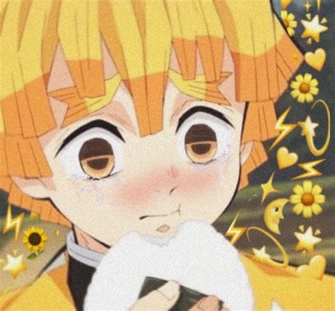 Crying Zenitsu Pfp Anime Cutie Art