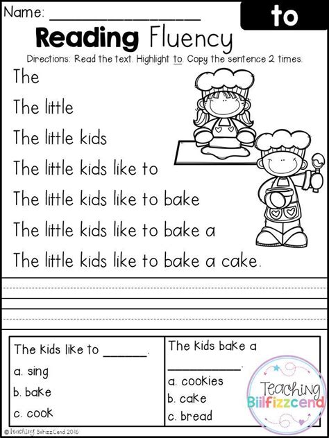 First Grade Reading Worksheets Printable Free
