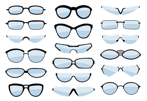 premium vector glasses line art silhouette eyewear and optical