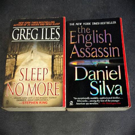 The English Assassin By Daniel Silva And Sleep No More By Greg Iles
