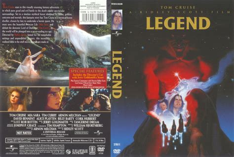 Legend 1985 Dvd World Of Fantasy Leed Tom Cruise Playbill Movie