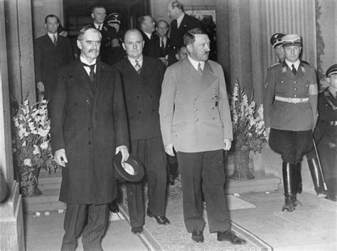 Hitler Meets With British Prime Minister Chamberlain History Info