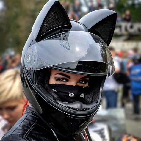 Cat Ear Motorcycle Helmets Womens Motorcycle Helmets Motorcycle
