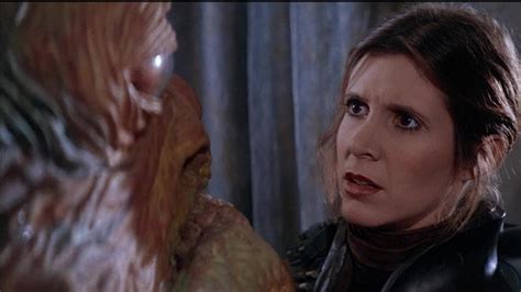 Carrie Fishers Time With Jabba In Return Of The Jedi Was Even Grosser