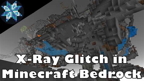 X Ray Glitch In Minecraft Bedrock Edition Youtube
