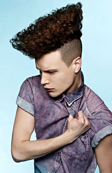 How To Style A Perm Male 18 Sexy Modern Male Loose And Wavy Undercut