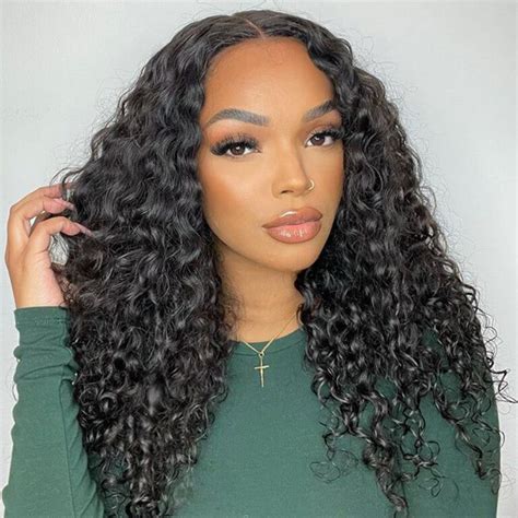Pre Plucked X Lace Front Wigs Curly Human Hair Tinashehair
