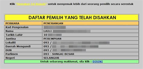 Check your voter status for the 13th malaysian general election here. Semakan online daftar pemilih Suruhanjaya Pilihan Raya ...