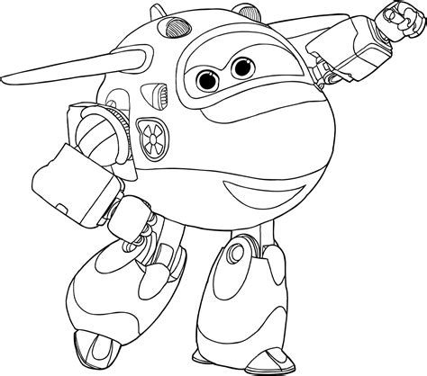 Dibujo de Mira de los Super Wings para colorear