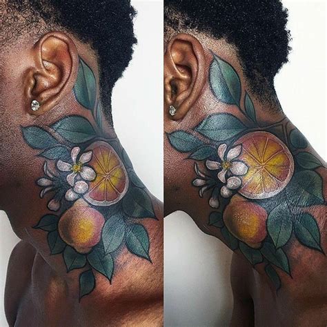 Bright Color Tattoos On Dark Skin Tattoo Ideas