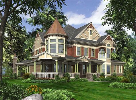 Learn about victorian architecture, famous examples of the style and common problems associated with victorian homes with hgtv.com. Victorian Influences with Other Versions - 23356JD ...