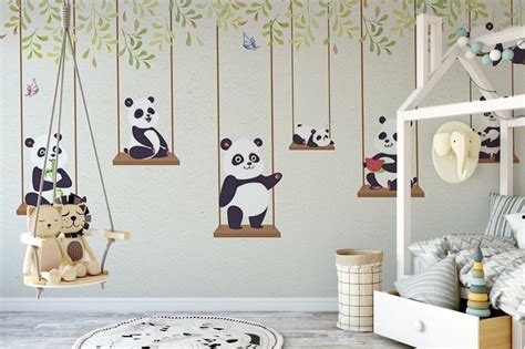 Cute Panda Room Decor Leadersrooms
