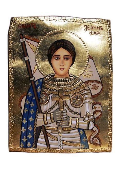 Stone Icon Of Saint Joan Of Arc Sale Of Religious Icons