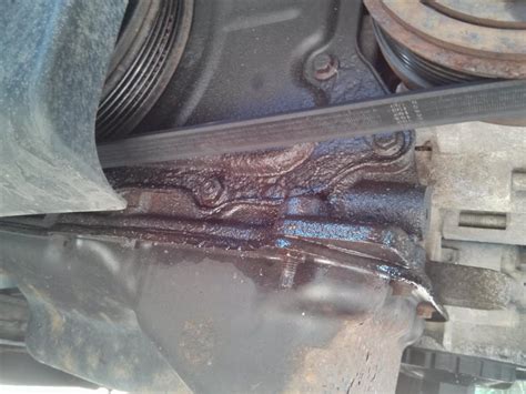 Ford Transit Forum View Topic Oil Leak Just Above Sump Pics