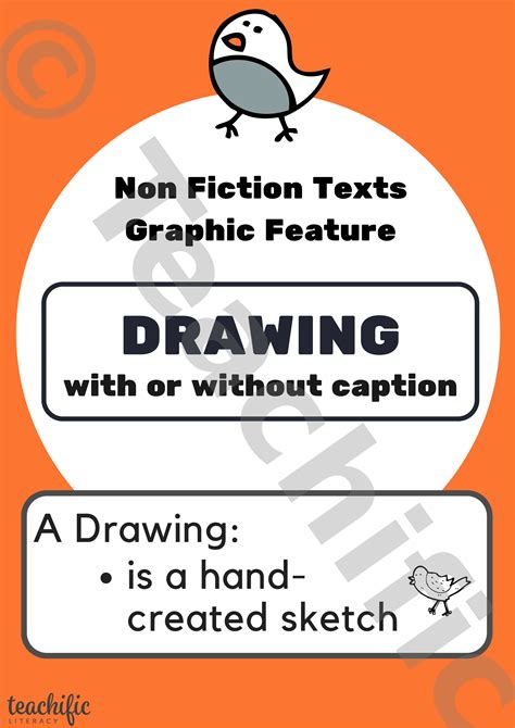 Non Fiction Poster Graphic Feature Yrs K 2 Drawing Teachific