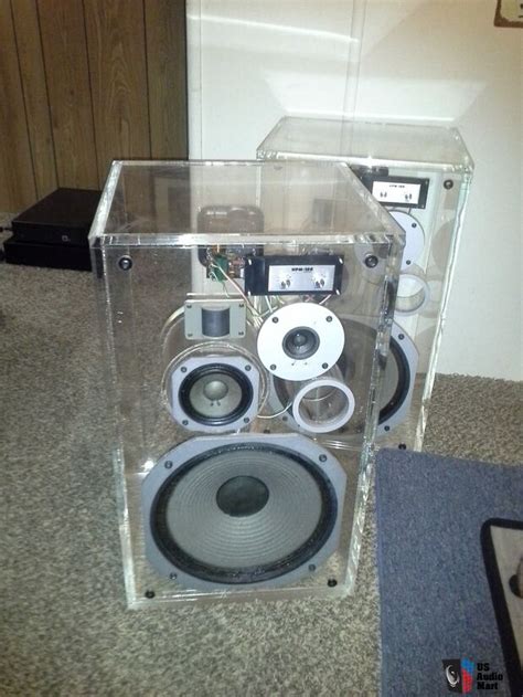 Rare Dealer Demo Pioneer Hpm 100 Acrylic See Thru Speakers Photo 1078599 Canuck Audio Mart