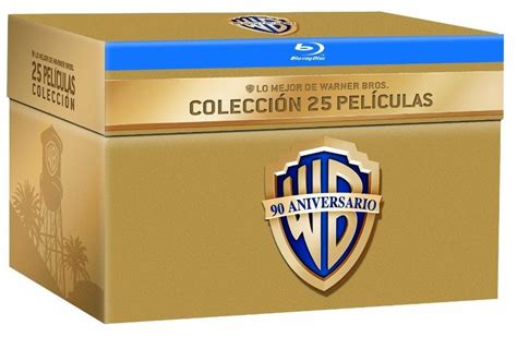 ¡chollo Pack Cofre 90 Aniversario Warner Bros 25 Películas En Blu