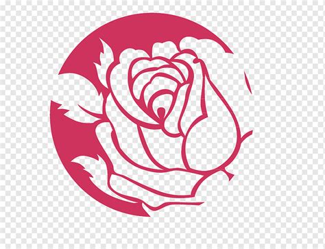 Red Rose Flower Art Beach Rose Logo Flower Rose Logo Love White