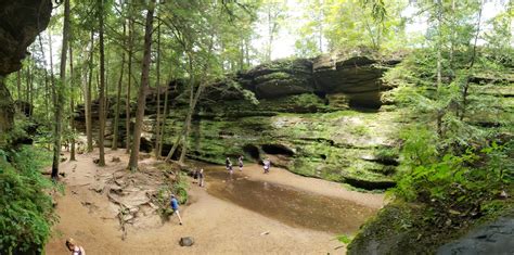 Old Man S Cave In Summer Hocking Hills State Park Ohio Editorial