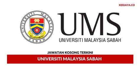 It is locally known as universiti malaysia sabah. Jawatan Kosong Terkini Universiti Malaysia Sabah (UMS ...
