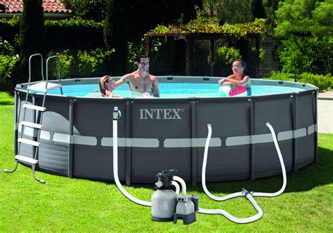 Intex 18 X 52 Round Ultra Frame Pool Kit Shop Your