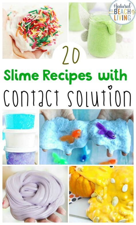 How To Make Slime Recipe With Contact Solution Kids Love Gold Glitter
