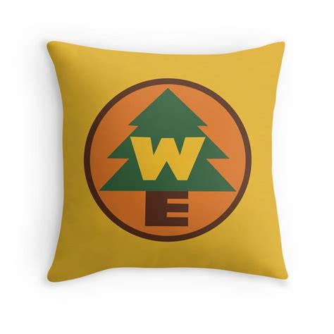'Wilderness Explorer Logo' Throw Pillow by rebeccaariel | Wilderness ...