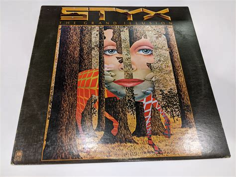 Styx Grand Illusion Vinyl Lp Vg Cover Nm Etsy