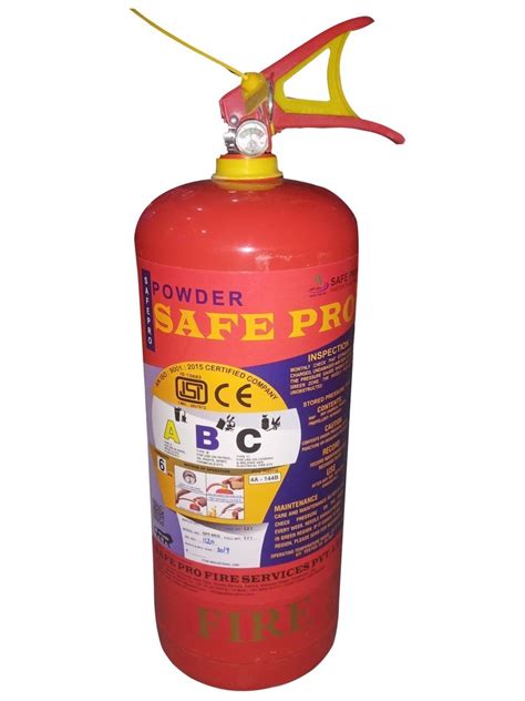 Safe Pro ABC Powder Based Fire Extinguisher For Industrial Use