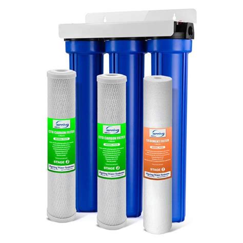 Ispring 3 Stage 20 Whole House Water Filter 34 Npt Whole House