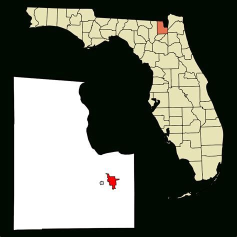Baker County Florida Wikipedia Macclenny Florida Map Printable Maps