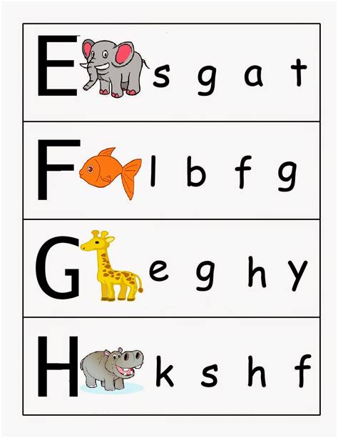 Uppercase And Lowercase Worksheets