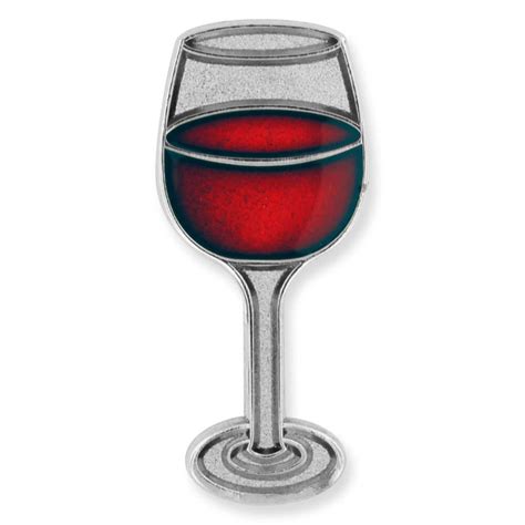 Wine Glass Lapel Pin Pinmart