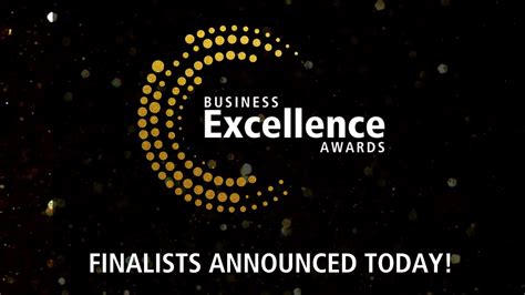2022 Business Excellence Award Finalists Youtube
