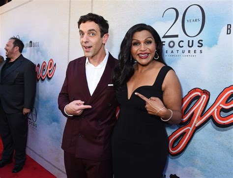 mindy kaling and b j novak make fun of their “complicated relationship” at the 2022 emmy awards