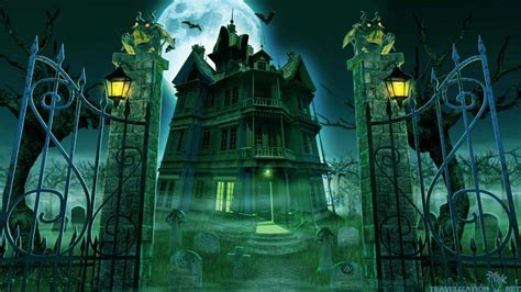 Halloween Creepy House Wallpapers Wallpaper Cave