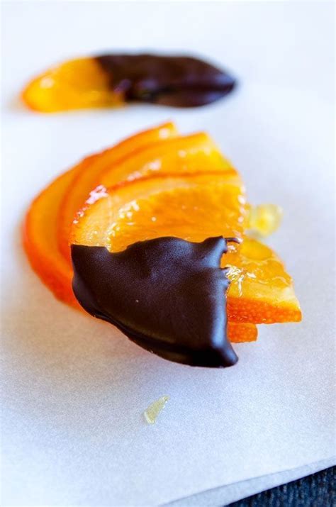 Chocolate Covered Candied Orange Slices Orange