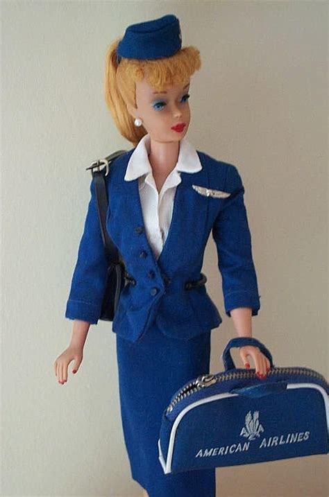 Flight attendant Barbie | Barbie fashion, Barbie dolls, Vintage barbie dolls