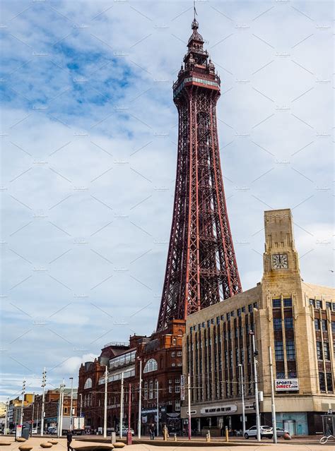 Managing a range of assets from sports. Blackpool Tower on Pleasure Beach in Blackpool hdr ~ Photos ~ Creative Market