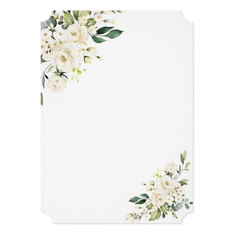 Create Your Own Invitation Zazzle Flower Invitation Card Wedding Invitations Leaves Flower