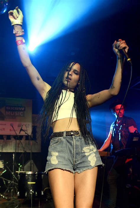 lolawolf and frontwoman zoe kravitz perform during sxsw