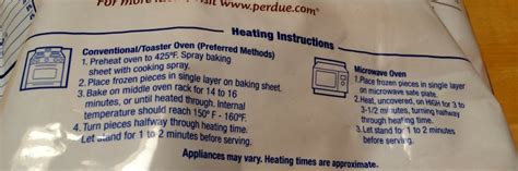 You will also be provided with instructions on how to. REVIEW - Perdue: Popcorn Chicken from Costco (Frozen ...